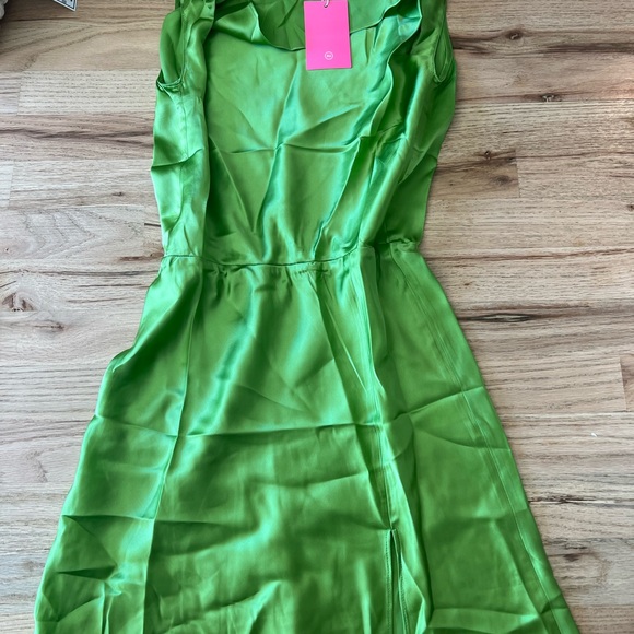 Amanda Uprichard Ellison Mini Silk Dress - Picture 4 of 5